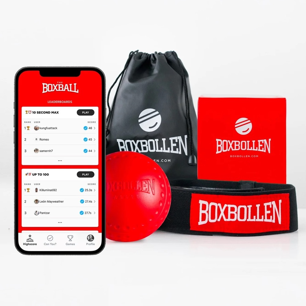 Set of 2, Boxbollen Red Boxball Set